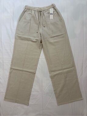 GU Linen Blend Pull-On Pants